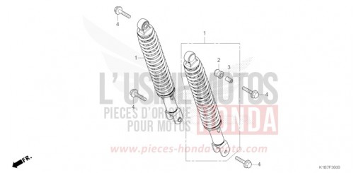 COUSSIN ARRIERE NSS350AM de 2021